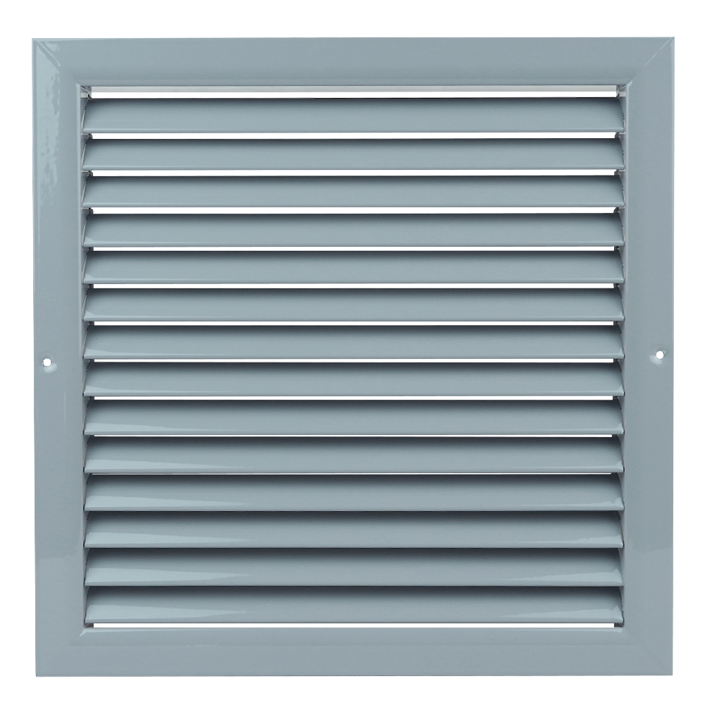Ventilační mřížka z vysoce kvalitního extrudovaného hliníku 350x350 mm, šedá