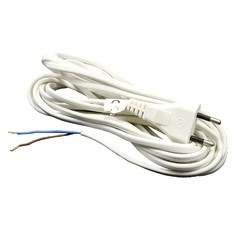 Napájecí kabel k ventilátorům 2x0,75 mm, délka 5 m, bílý