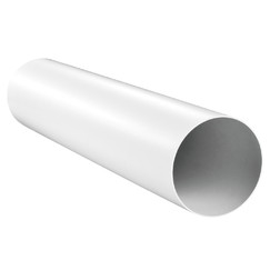 PVC ventilační trubka kulatá  Ø 100 mm, délka 1500 mm